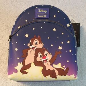Loungefly Chip 'n' Dale Stars Mini Backpack